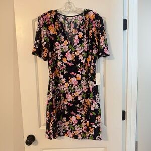 NWT Target A New Day Floral Navy Dress